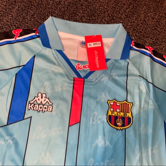 Retro Barcelona Kappa Ronaldo soccer jersey - Picture 2 of 4